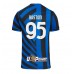 Inter Milan Alessandro Bastoni #95 Domácí Dres 2024-25 Krátkým Rukávem